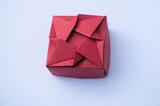 Box with Woven Triangles IX