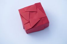 Box with Woven Triangles X