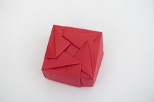 Box with Woven Triangles XI