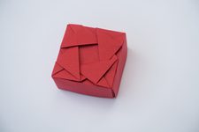 Box with Woven Triangles XIII