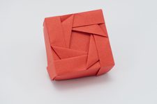 Box with Woven Triangles XVII