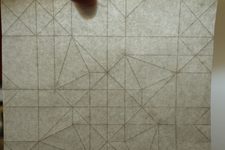 Box with Woven Triangles XVIII (white flax paper)