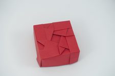 Box with Woven Triangles XXII