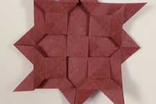 Tic-Tac-Toe Board Foldable into a Bowl