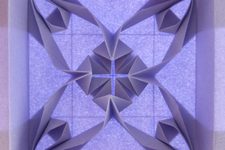 Framed Two-in-One Flower (Purple)