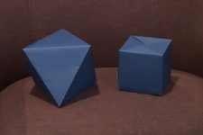 Big Octahedron and Cube (both by Fujimoto)