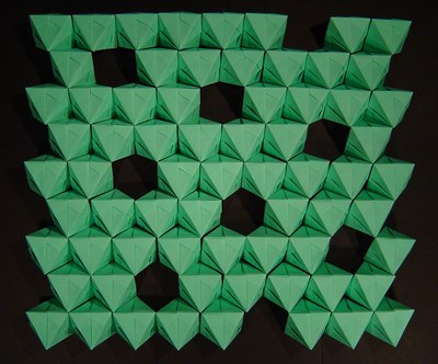 Crystal Structure of Gibbsite, a modular composition (uses identical elements, which in this case happen to also be modular themselves)