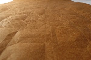 Greek Cross Flagstone Tessellation, precreased sheet