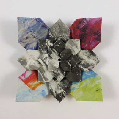 Hydrangea with Leaves (Meenakshi Mukerji, Shuzo Fujimoto)