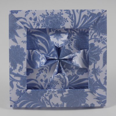 Maltese Cross Framed, a compound origami design