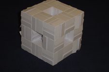 Menger Sponge from business cards