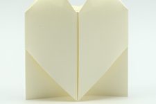 Napkin Heart II (standing form)