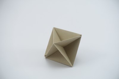 Octahedron with Concave Faces, CFW 226 (Shuzo Fujimoto)