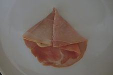 Paper Boat Folded from Ham