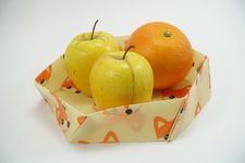 Prismoid Box from Wax Wrapper
