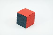 Solid Cube with Tennis-Ball Coloring