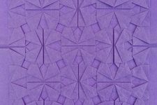 Woven Triangles Tessellation V (purple Ogawa Washi)